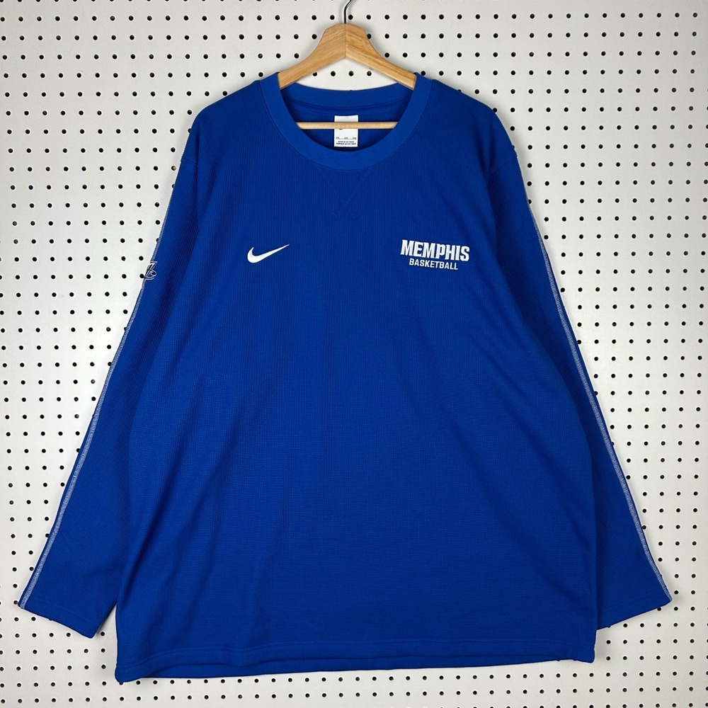 Nike 1 Cent Memphis Tiger 3XL Sweatshirt Basketball Blue Waffle Penny Hardaway
